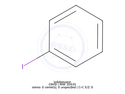 Chemical structure of Iodobenzene
