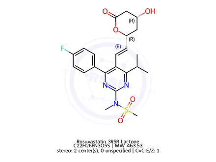 Chemical structure of Rosuvastatin isomer 28