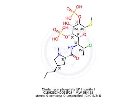 Chemical structure of Clindamycin phosphate EP Impurity I