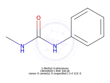 Chemical structure of 1-Methyl-3-phenylurea