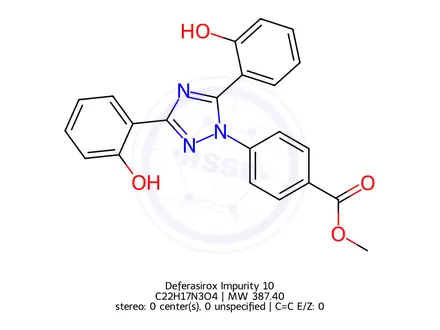Chemical structure of Deferasirox Impurity 10