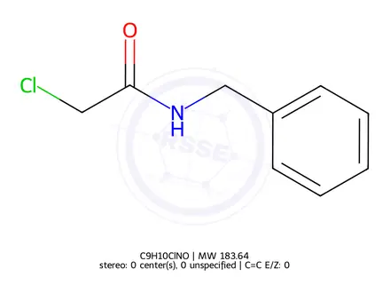 Chemical structure of N-Benzylchloroacetamide
