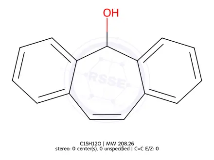 Chemical structure of Dibenzosuberenol