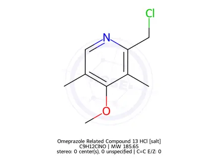 Chemical structure of Omeprazole Related Compound 13 HCl