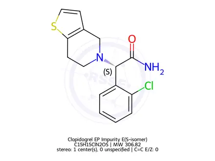 Chemical structure of Clopidogrel EP Impurity E(S-isomer)