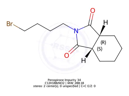 Chemical structure of Perospirone Impurity 34