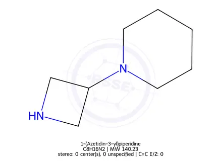 Chemical structure of 1-(Azetidin-3-yl)piperidine