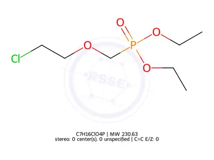 Chemical structure of Diethyl [(2-chloroethoxy)methyl]phosphonate