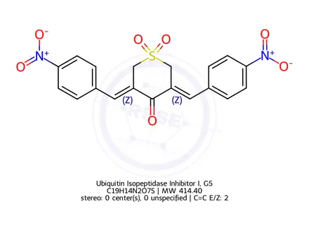 Chemical structure of Ubiquitin Isopeptidase Inhibitor I, G5
