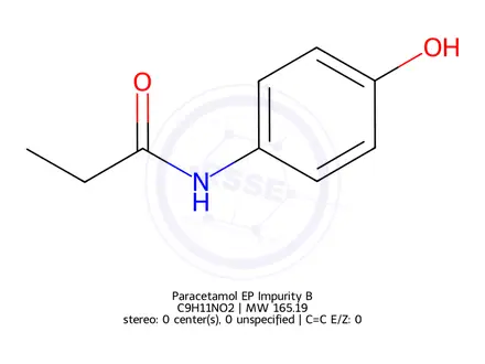Chemical structure of Paracetamol EP Impurity B