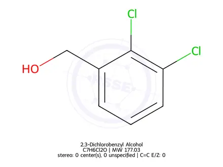 Chemical structure of 2,3-Dichlorobenzyl Alcohol