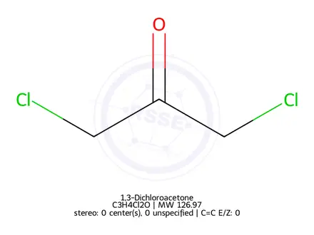 Chemical structure of 1,3-Dichloroacetone