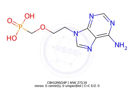 Chemical structure of Adefovir