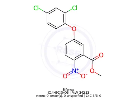 Chemical structure of Bifenox