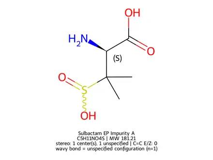 Chemical structure of Sulbactam EP Impurity A