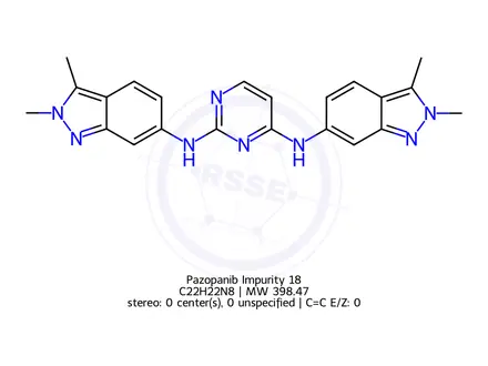 Chemical structure of Pazopanib Impurity 18