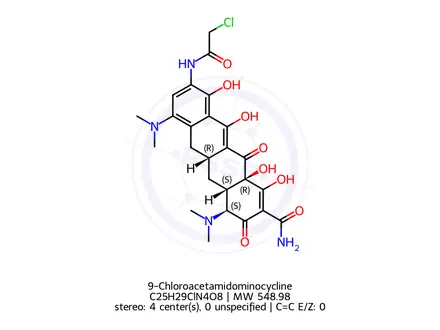 Chemical structure of Minocycline Impurity 3