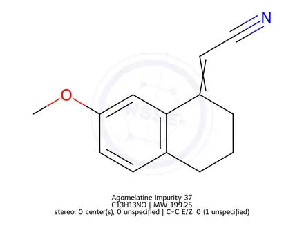 Chemical structure of Agomelatine Impurity 37