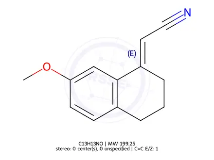 Chemical structure of Agomelatine Impurity 1