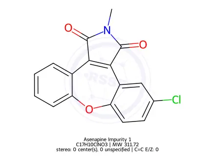 Chemical structure of AsenapineImpurity1