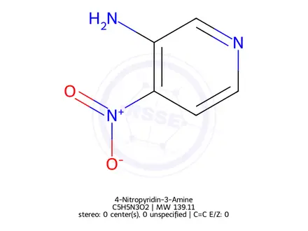 Chemical structure of 4-Nitropyridin-3-Amine