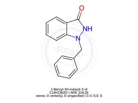 Chemical structure of 1-Benzyl-1H-indazol-3-ol