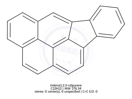 Chemical structure of Indeno(1,2,3-cd)pyrene