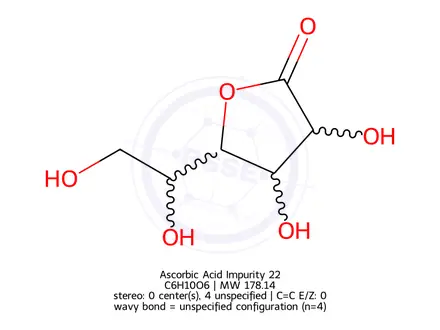 Chemical structure of Ascorbic Acid Impurity 22