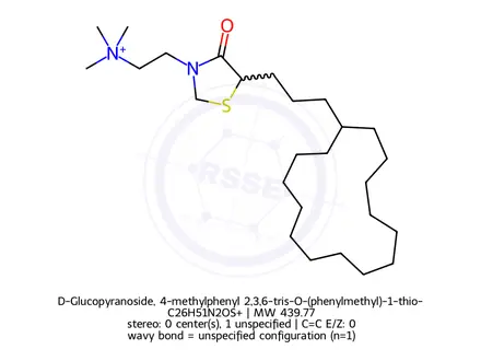 Chemical structure of (+)-3-beta-Hydroxyalbicanyl Acetate