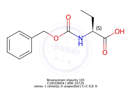 Chemical structure of Brivaracetam impurity 133