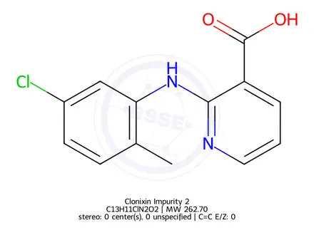 Chemical structure of Clonixin Impurity 2