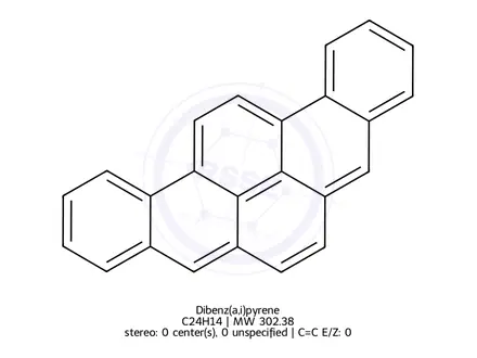 Chemical structure of Dibenz(a,i)pyrene