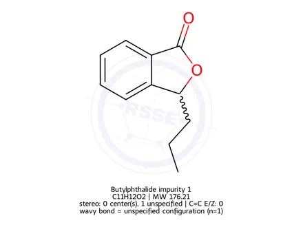 Chemical structure of Butylphthalide impurity 1