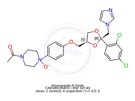 Chemical structure of Ketoconazole N-Oxide