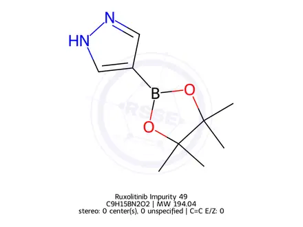 Chemical structure of Ruxolitinib Impurity 49