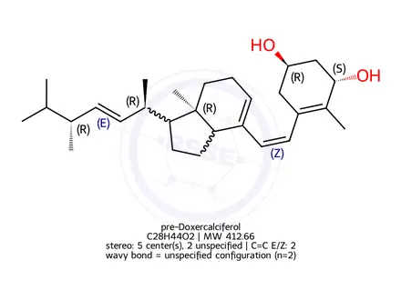 Chemical structure of pre-Doxercalciferol