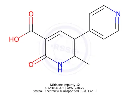 Chemical structure of Milrinone Impurity 12