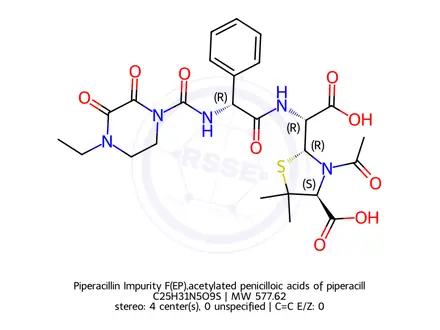 Chemical structure of Piperacillin Impurity 25