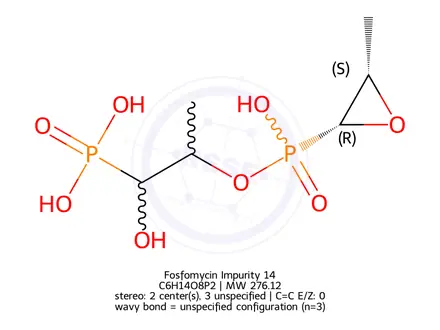 Chemical structure of Fosfomycin Impurity 14