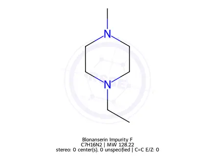 Chemical structure of Blonanserin Impurity F