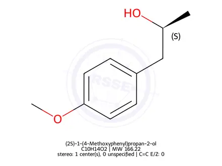 Chemical structure of (2S)-1-(4-Methoxyphenyl)propan-2-ol