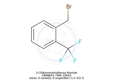 Chemical structure of 2-(Trifluoromethyl)benzyl Bromide