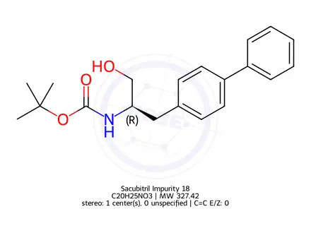 Chemical structure of LCZ696 InteMediate