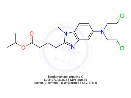 Chemical structure of Bendamustine Impurity 30