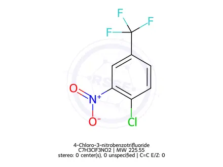 Chemical structure of 4-Chloro-3-nitrobenzotrifluoride
