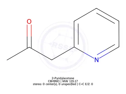 Chemical structure of 2-Pyridylacetone