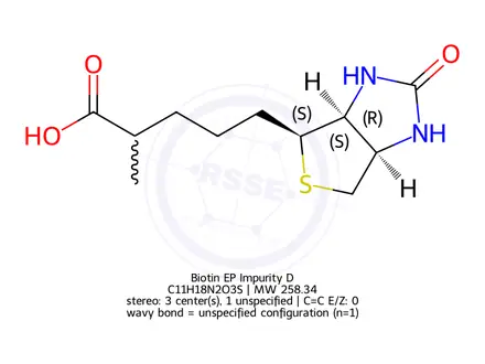 Chemical structure of Biotin EP Impurity D