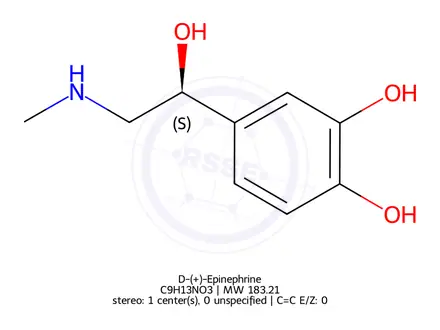 Chemical structure of Noradrenaline Impurity 10