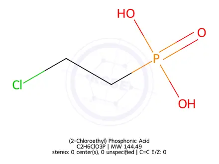 Chemical structure of Ethephon