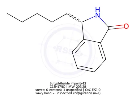 Chemical structure of Butyphthalide impurity12